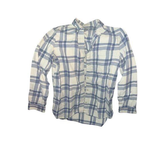 ✨Madewell Ex-Boyfriend Sz Small Shirt in Akiva Plaid✨ - Picture 6 of 9